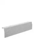 Baseboarders Slip-On Heater Cover Heavy-Duty 2' 22-Gauge Galvanized Steel White