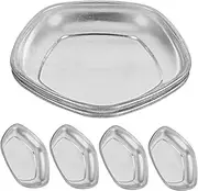 BESPORTBLE Artists' Palette Set 6pcs Watercolor Palette Mixing Tray Made of Alloy Easy to Clean for Model Painting