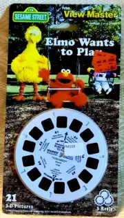 NOS View-Master Reels Sesame Street Elmo Wants to Play Tyco 1997