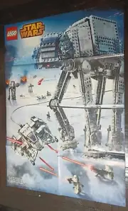 Lego Star Wars AT-AT & Mini-Figures Dbl Sided Poster 34" x 24" NEW