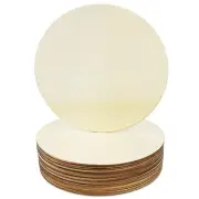 20 Pack 8 Inch Unfinished Wooden Circles for DIY Crafts Pyrography Painting