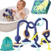 Jumble Jangle Bath Toy: Toys for Babies 6–12 Months Suction Cup Teether...
