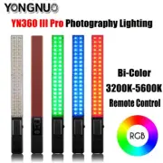 YONGNUO YN360III Pro Handheld LED Video Light RGB Color 3200K-5500K APP Remote
