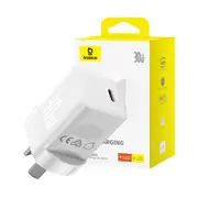 Brand New Baseus GaN5 Mini Fast Charger 1C 30W-Moon White