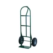 HARPER Hand Truck 22" 600 lbs. Loop Handle, Curved Back, Heavy-Duty Steel Green