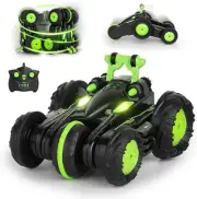 RC Stunt Cars Remote Control Car 4WD 2.4Ghz Double-Sided Driving 360-Degree Flip