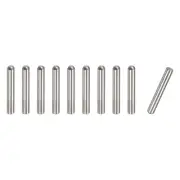 3x14mm Dowel Pins, 10pcs Round Head Flat Chamfered End Dowel Pin