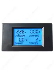AC Voltmeter Ammeter 260V 100A Power KWH W/ Current Transformer Senor Split Core