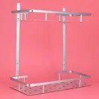 Space Aluminum Bathroom Shelf RustProof Shower Rack Kitchen Storage Basket