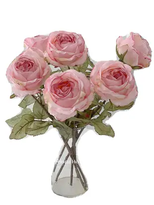 仿真花藝品為客廳電視櫃平添高顏值62公分玫瑰花擺設 (1.7折)