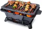 Hibachi Grill Outdoor, Portable Small Charcoal Grills, 100% Cast Iron, Mini Japa