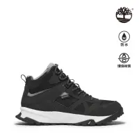 在飛比找momo購物網優惠-【Timberland】男款黑色防水中筒健行鞋(A2DZ20