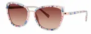 NEW Vera Bradley FRANCISCA PARADISE CORAL Sunglasses 54mm 100% Authentic