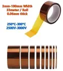Kapton Polyimide Tape Heat Resistant Adhesive Insulation Width3mm-100mm 33m/roll