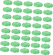 ERINGOGO 100Pcs Electroplated Coins Shamrock Coins for Table Decoration Classroom Home Use Game Props for Adults