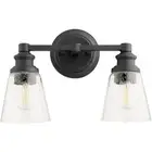 Quorum International 509-2-69 Dunbar 2 Light 15 inch Noir Wall Sconce Wall Light