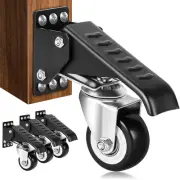 Workbench Casters Kit 800Lbs Heavy Duty Retractable Workbench Stepdown Caster...