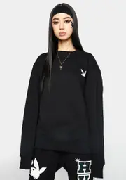 [HUF] Playboy Rabbit Head Crew Sweatshirt
