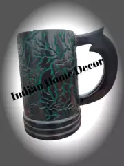 Groomsmen Personalize handmade Wooden drinking beer mug Weeding gift for him