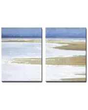 Ready2HangArt Coast at Dawn 2pc Wrapped Canvas Wall Art by Norman Wyatt