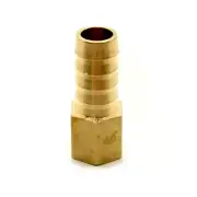 Thrifco 7028143 3/8" Hose Barb X 1/2" FIP Brass Adapter