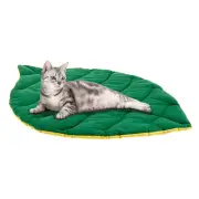 Cat Mat Bed Leaf Shape Warming Cat Bed Double Sided Pet Mattress Pet·Blanket·Pad