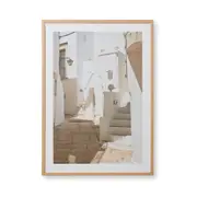 E Style La Blanche Framed Landscape Wall Art Hanging Decor 90x120cm White
