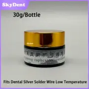 30g/Bottle Soldering Flux Paste Fits Dental Silver Solder Wire Low Temperature