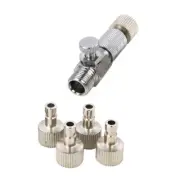 Airbrush Quick Disconnect Adjustable Connector Compressor Adapter