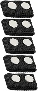[Toddmomy] 5pcs Quick Release Fixed Belt Buckles Outdoor Waist Belt Buckles (Black)