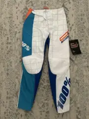 Cycling Mountain Bike Youth Size 26 Motocross 100% R Core DH Pants White R-Core