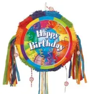 Happy Birthday Pull Out Pinata Pk 1