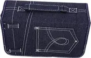 128 Denim Disc Storage Bag Case Holder Organizer Shipping Boxes Storage Bags Case Storage Storage Bag Audio Cassette Storage Cases Organizer Nylon