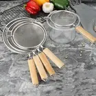 Ingredient Sieve Easy-grip Kitchen Fine Mesh Stainless Steel Strainer