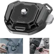 Quick Release Backpack Clip Mount with Plate Kit, Capture Camera Clip