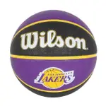 【WILSON】WILSON NBA TEAM 籃球 7號 隊徽球 耐磨 橡膠 室外 湖人隊(WTB1300XBLAL)