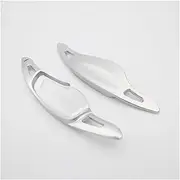 Car Steering Wheel Shift Paddles for B&MW New 3 5 6 7 Series X5 X6 6GTX AUTO 2018-2022 Car Accessories Car DSG Shifter Styling Accessories Extension Shifters 2pcs HTEOPOEKFR(White)
