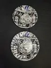 2 ROYAL WESSEX Halloween SALAD PLATES Witch POTIONS Apothecary Gothic England