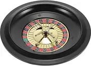 Cabilock 10" Poker Roulette Table Wheel Plastic Party Game Prop Party Roulette Wheel Table Game Wheel Poker Wheel Prop Festival Poker Wheel Rotating Game Wheel Poker Table