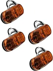 SUPVOX 4 Pcs Trailer Tail Light Turning Light Marker Light Bulb Indicator Front Side Marker Light Led Trailer Lights Led Taillights Trailer Marker Lights Turning Lamp Car Side Truck E4