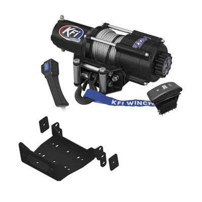 KFI Winch Kit 4500 lb For Can-Am Commander 800/1000 2010-2020 (Steel Cable)