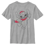 Stitch Santa Hats and Smiles T-Shirt