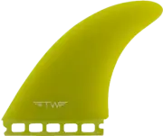 Captain Fin Co Tyler Warren Surfboard Yellow Twin Plus Trailer Fin Set