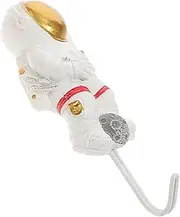 TEHAUX Vintage Wall Hooks Adhesive Astronaut Hanger Stick on Hooks for Coats Towels