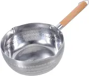 WEKADRIN Japanese Pan Aluminium Wok Pan Aluminum Camping Cookware Aluminium Camping Pot Traditional Wok Aluminum Silver