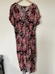 Ladies Autograph Dress Floral Wrap Dress Plus Size 14 Womens New with Tags