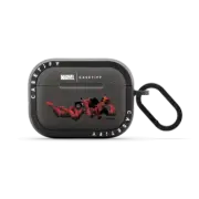 AirPods Pro 2 Bounce Case Deadpool Earbuds Case (White Logo)