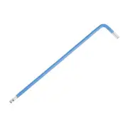 Ball End Hex Key Wrench, 3mm l Shape Extra Long S2 Steel Repair [Light Blue]