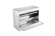 10kg Automatic Chook Chicken Feeder Poultry Auto Treadle Galvanised Metal Coop