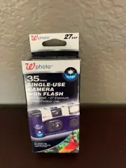 Walgreens 35mm Single-Use Camera with Flash Still New in Original Box 27 Exposur